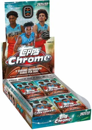 2021-22 Topps Chrome OTE Overtime Elite Basketball Hobby Box