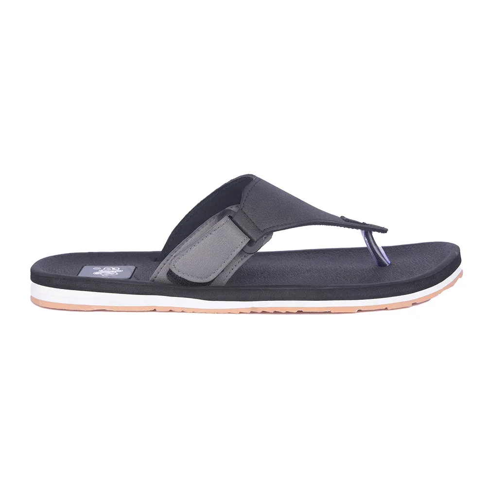 A-HA Casual Black Flip Flop For Men ANCO-01 By Liberty