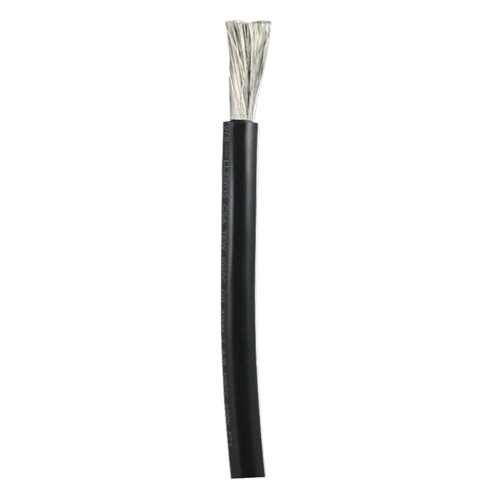 Ancor Tinned Copper Battery Cable, 3/0 AWG (81mm?) - Black - Sold By The Foot