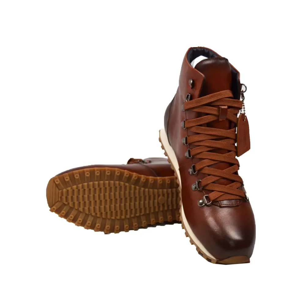 British Walkers Alpine Gt Men's Leather and Suede High Top Hiking Boots