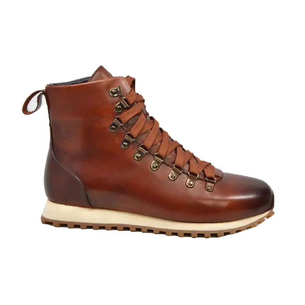 British Walkers Alpine Gt Men's Leather and Suede High Top Hiking Boots