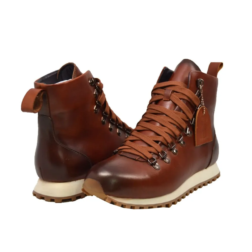 British Walkers Alpine Gt Men's Leather and Suede High Top Hiking Boots