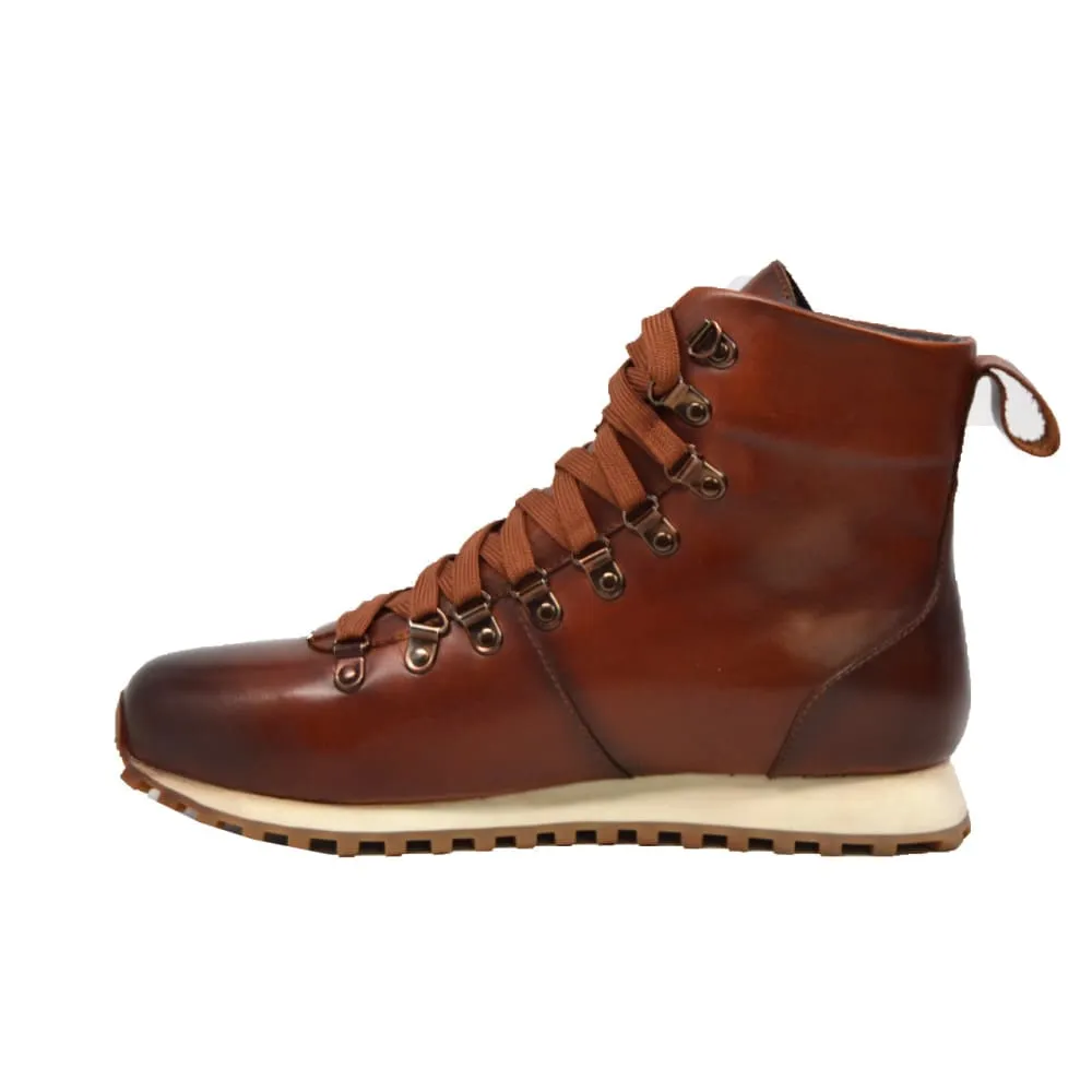 British Walkers Alpine Gt Men's Leather and Suede High Top Hiking Boots