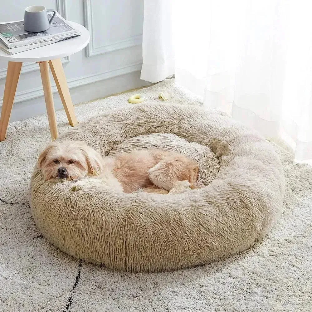 Cozy Plush Cat Bed