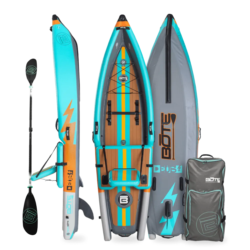 DEUS Aero 11′ Native Aqua Inflatable Kayak