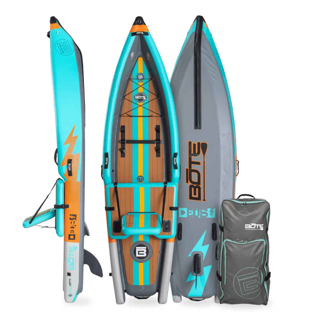 DEUS Aero 11′ Native Aqua Inflatable Kayak