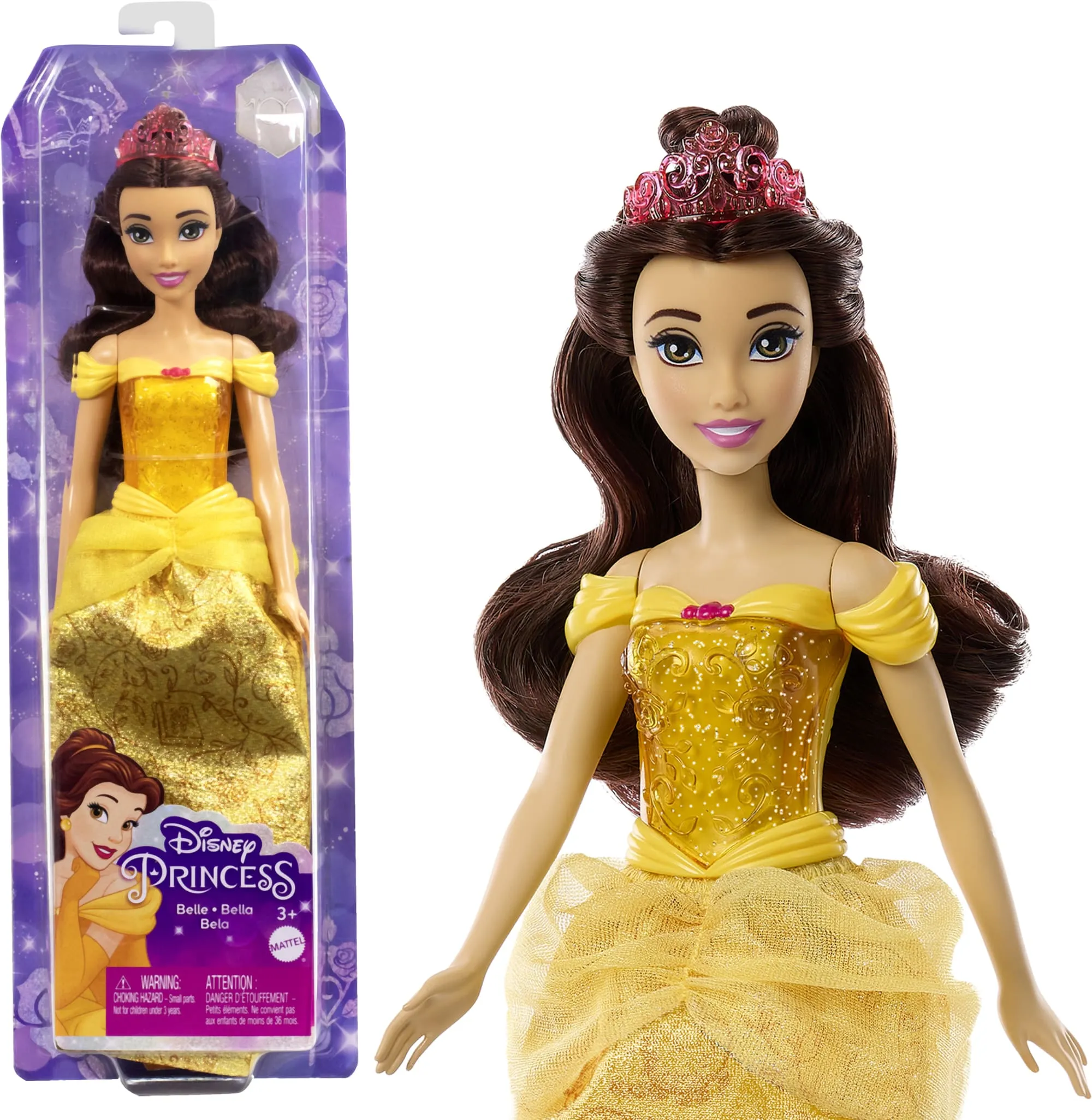 Disney Princess Belle Fashion Doll And Accessory, Toy Inspired By The Movie Beauty And The Beast