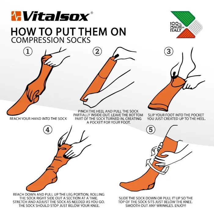 Equilibrium Compression Over The Calf High Compression Socks - SE302
