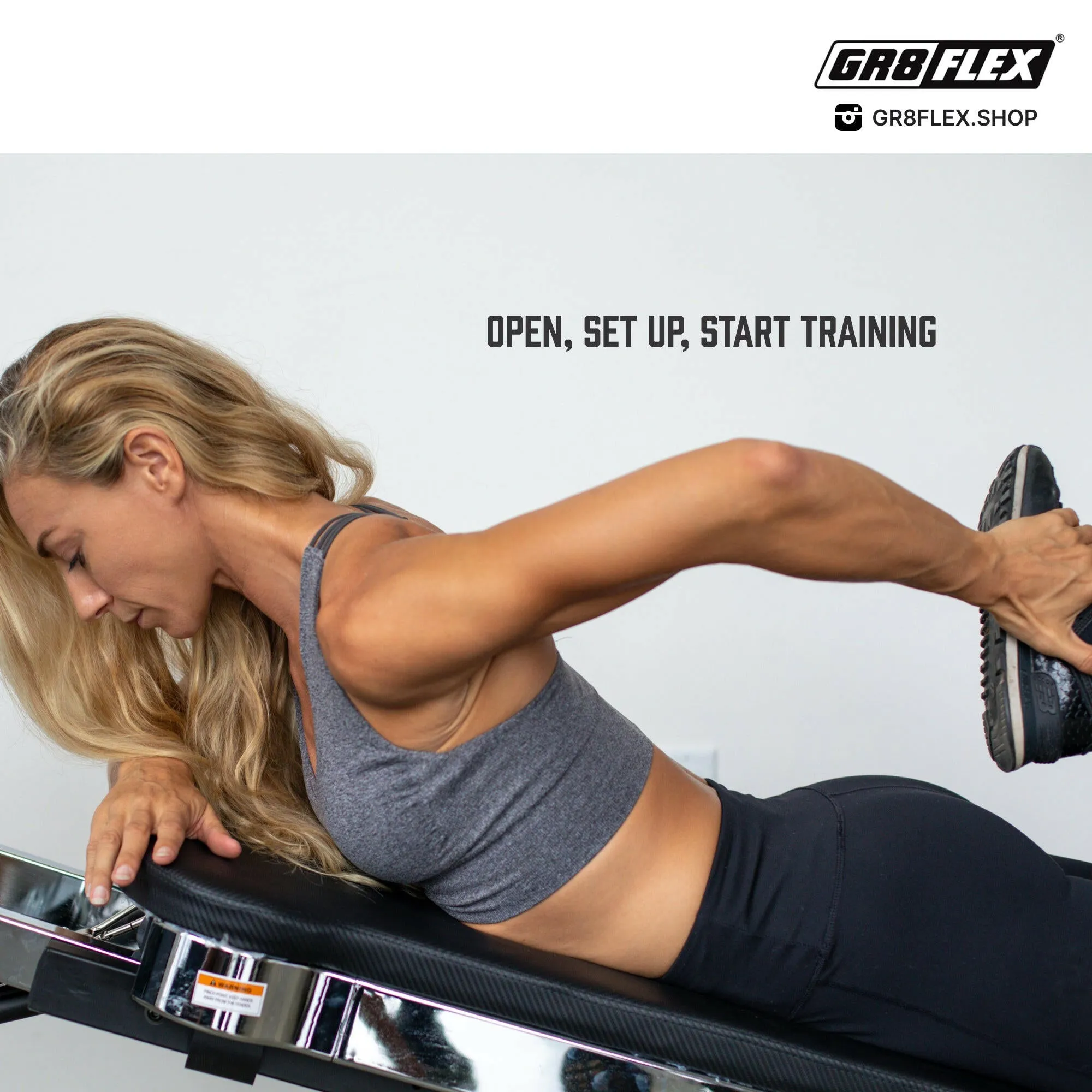 GR8FLEX Total Performance Gym - Pearl White