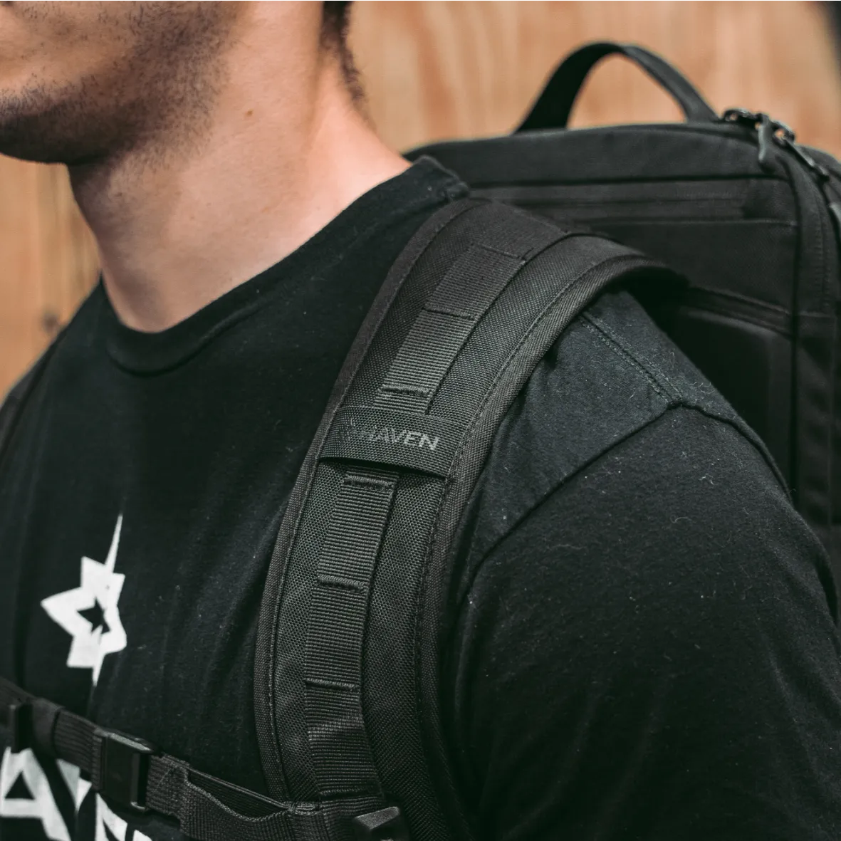 Haven Large Backpack Velcro Stealth