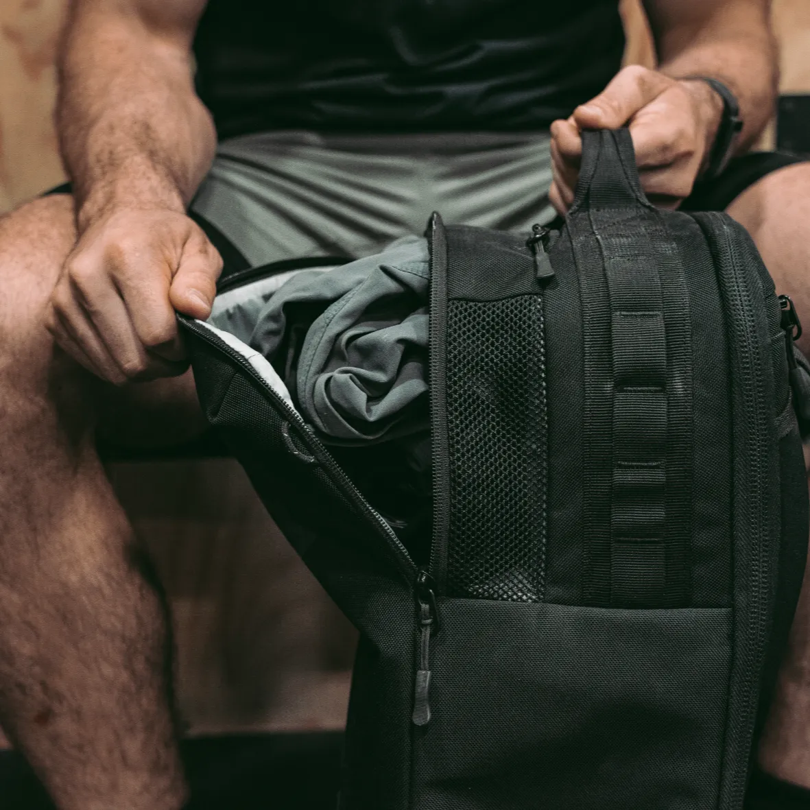 Haven Large Backpack Velcro Stealth