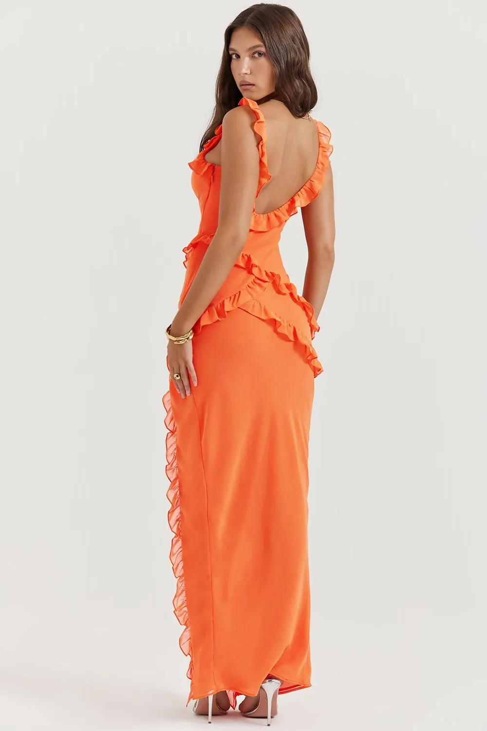 House of CB Pixie in Flame Orange