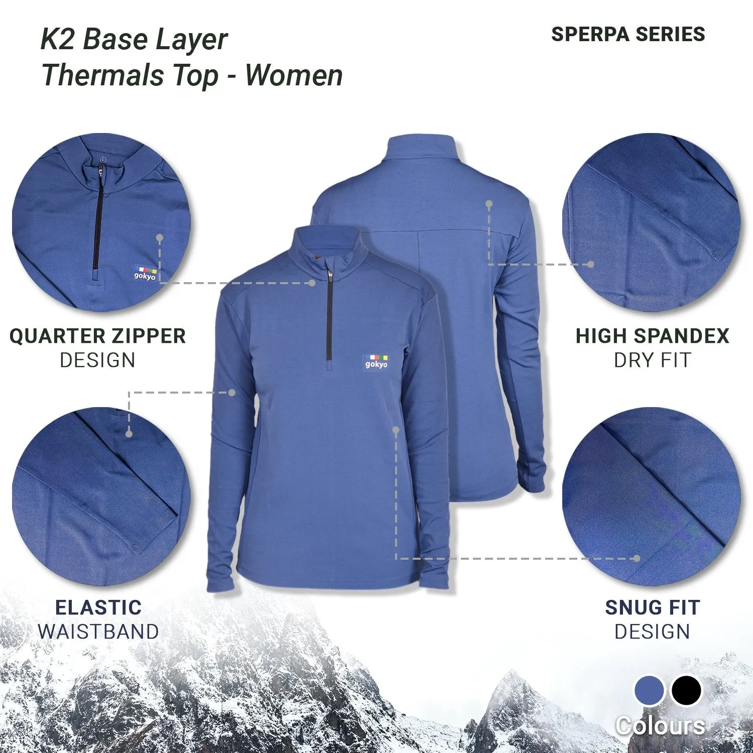 K2 Base Layer Thermals Top - Women