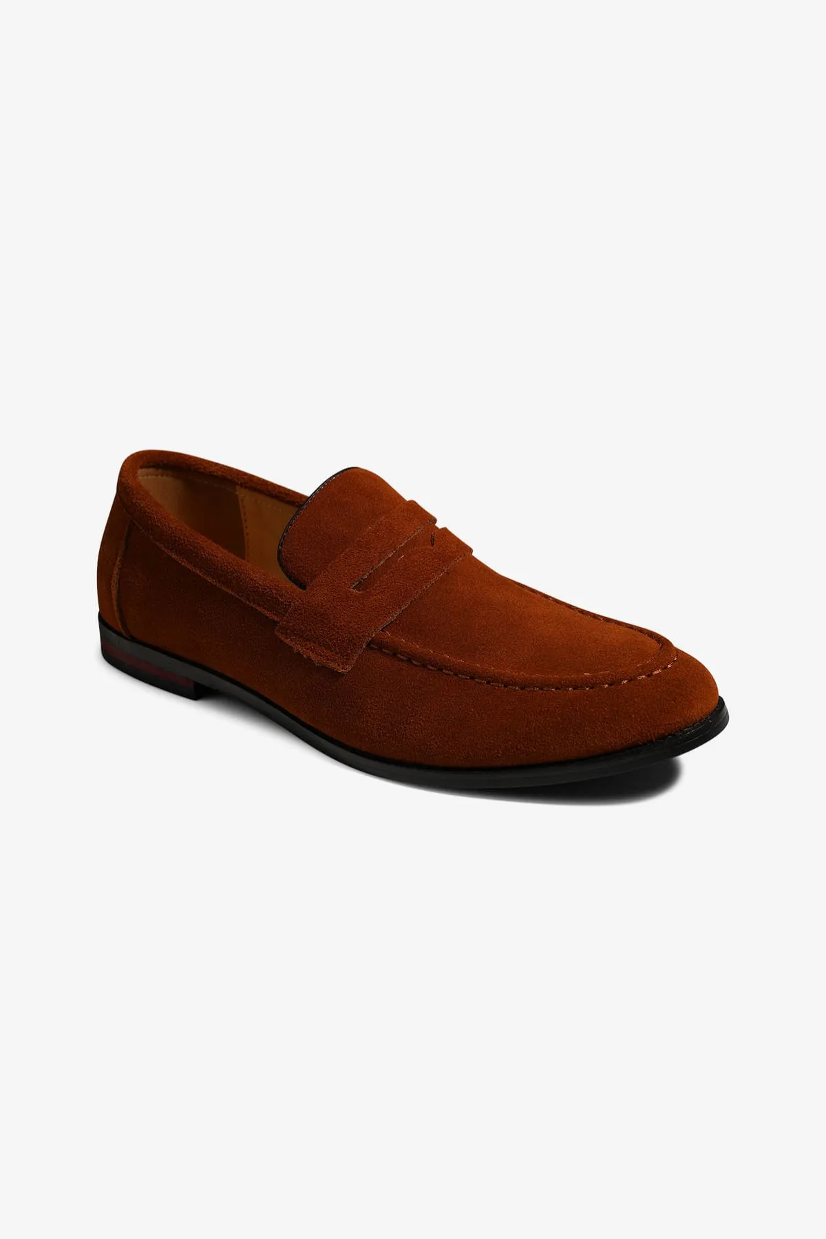 Loafers Semsket Skinn - Brun