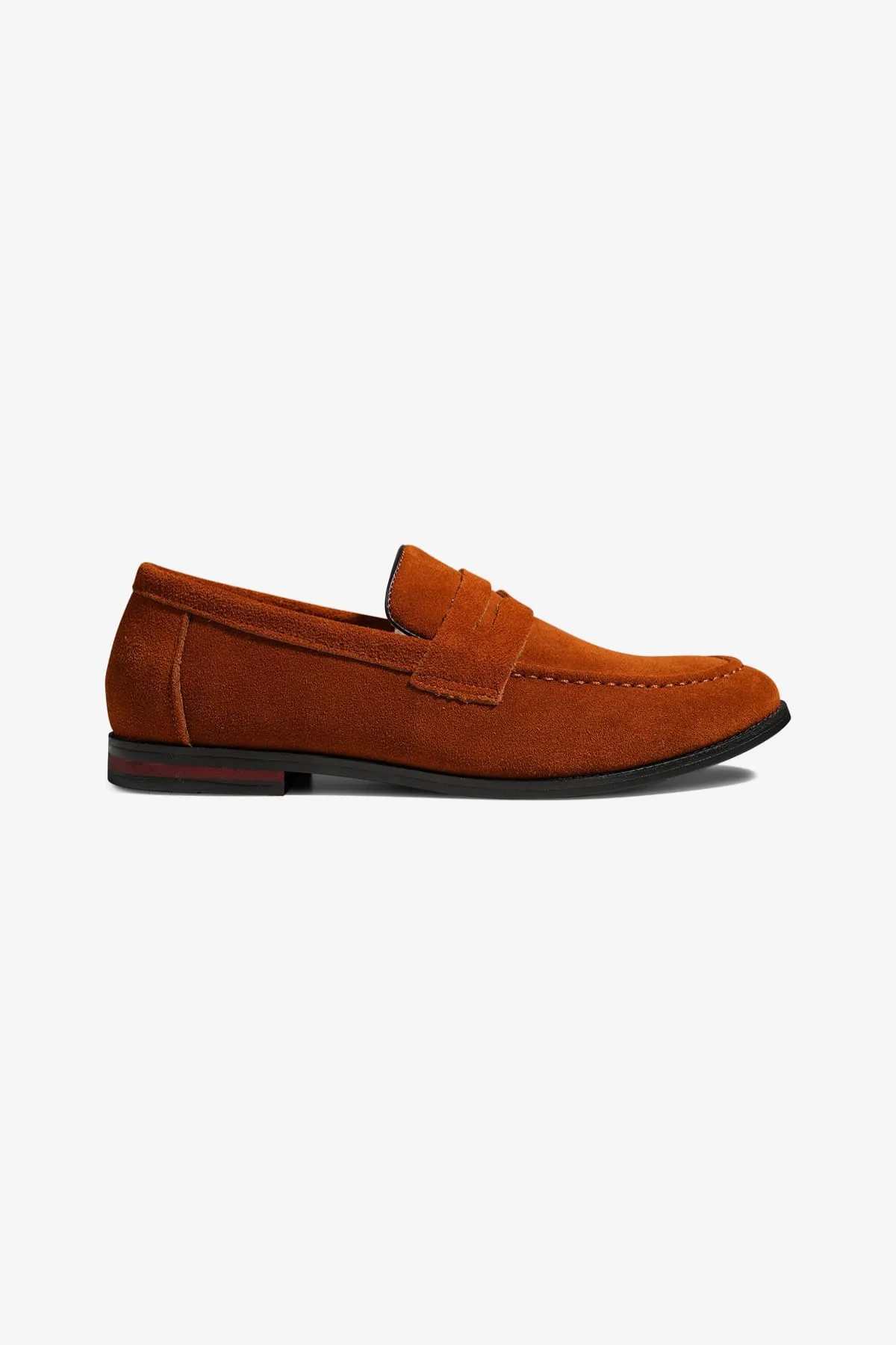 Loafers Semsket Skinn - Brun