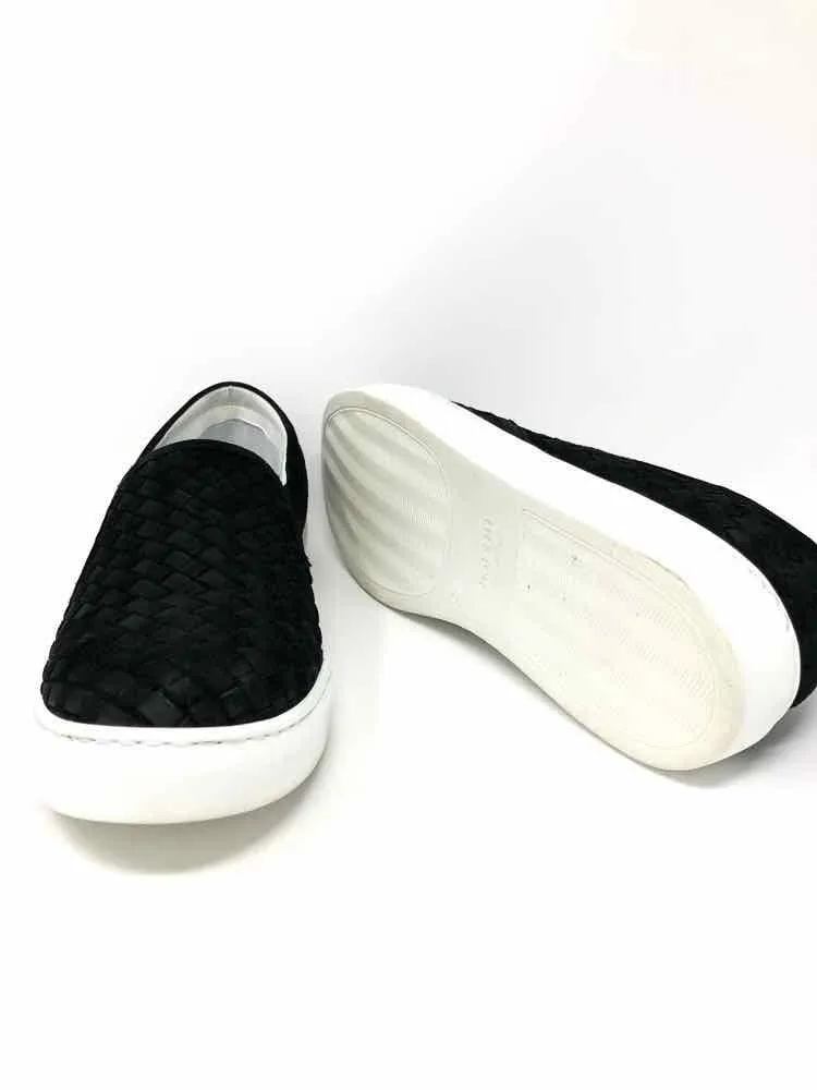 M. Gemi Black Slip-On woven Size 41/11 Sneakers