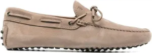 Men's Gommini Nubuck Driving Shoes in Beige | Size 7 | XXM0GW054706RNC413