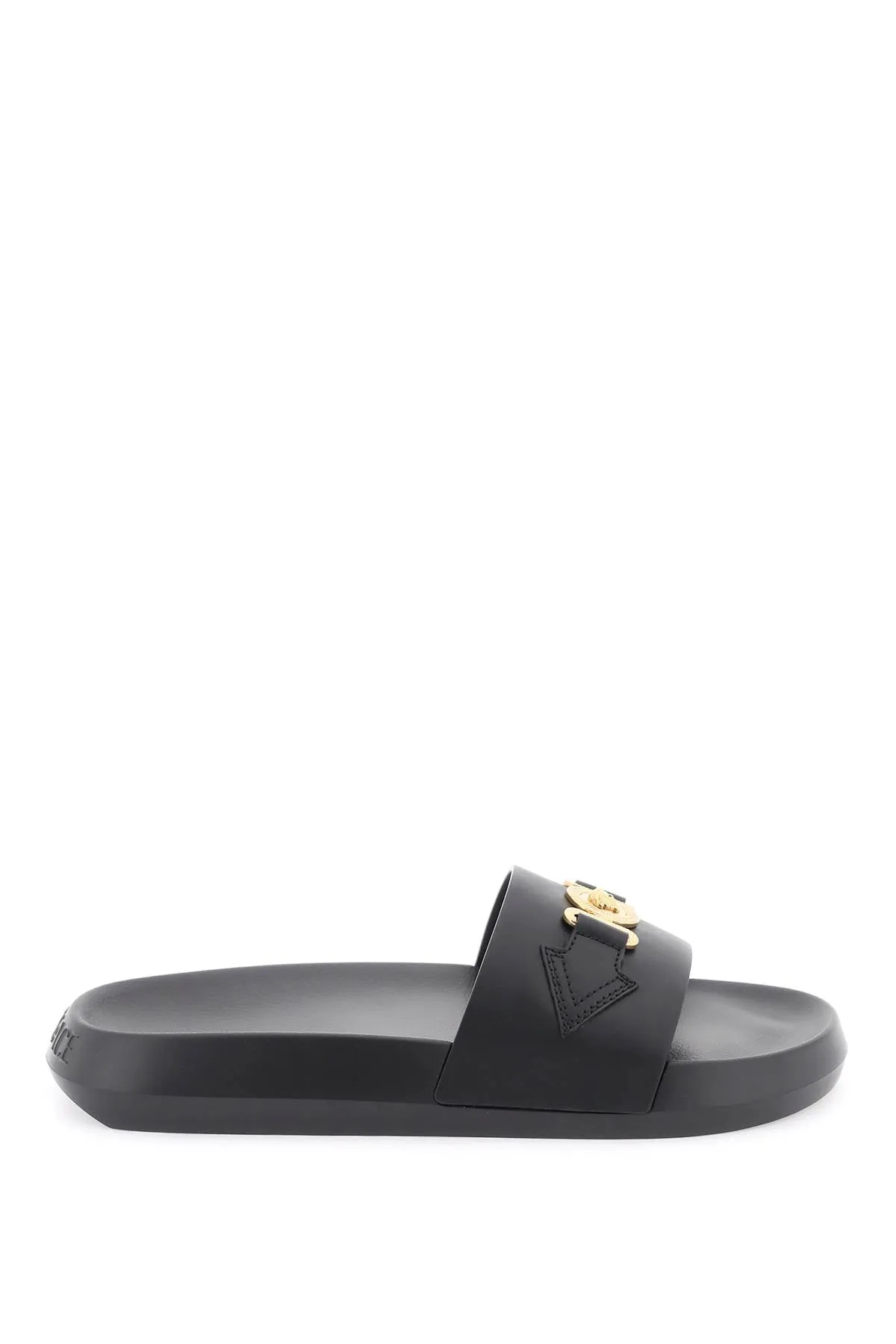 Men's Medusa Biggie Slides in Nero | Size 40 | 1010628DV46G