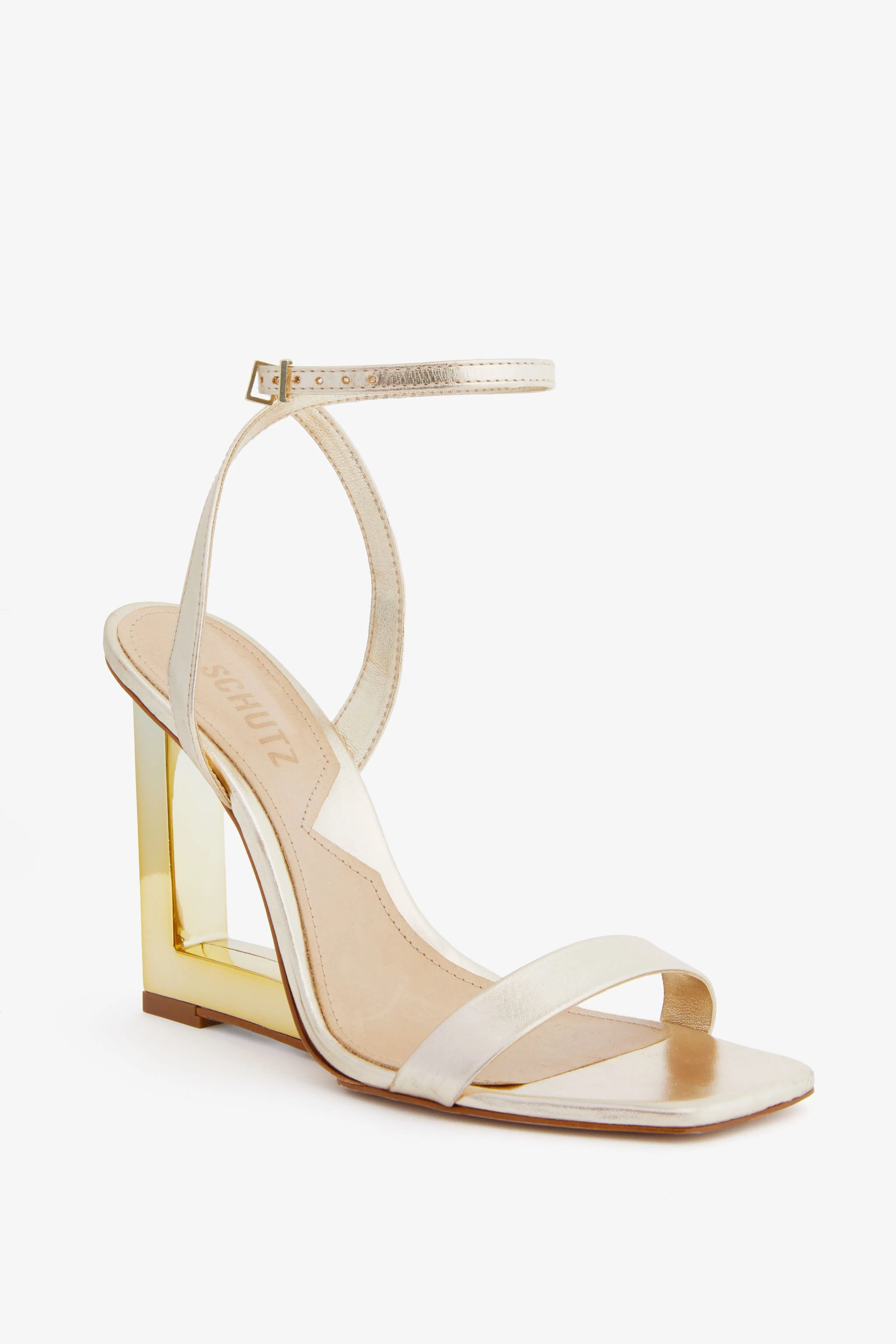 Metallic Napa Filipa Heels