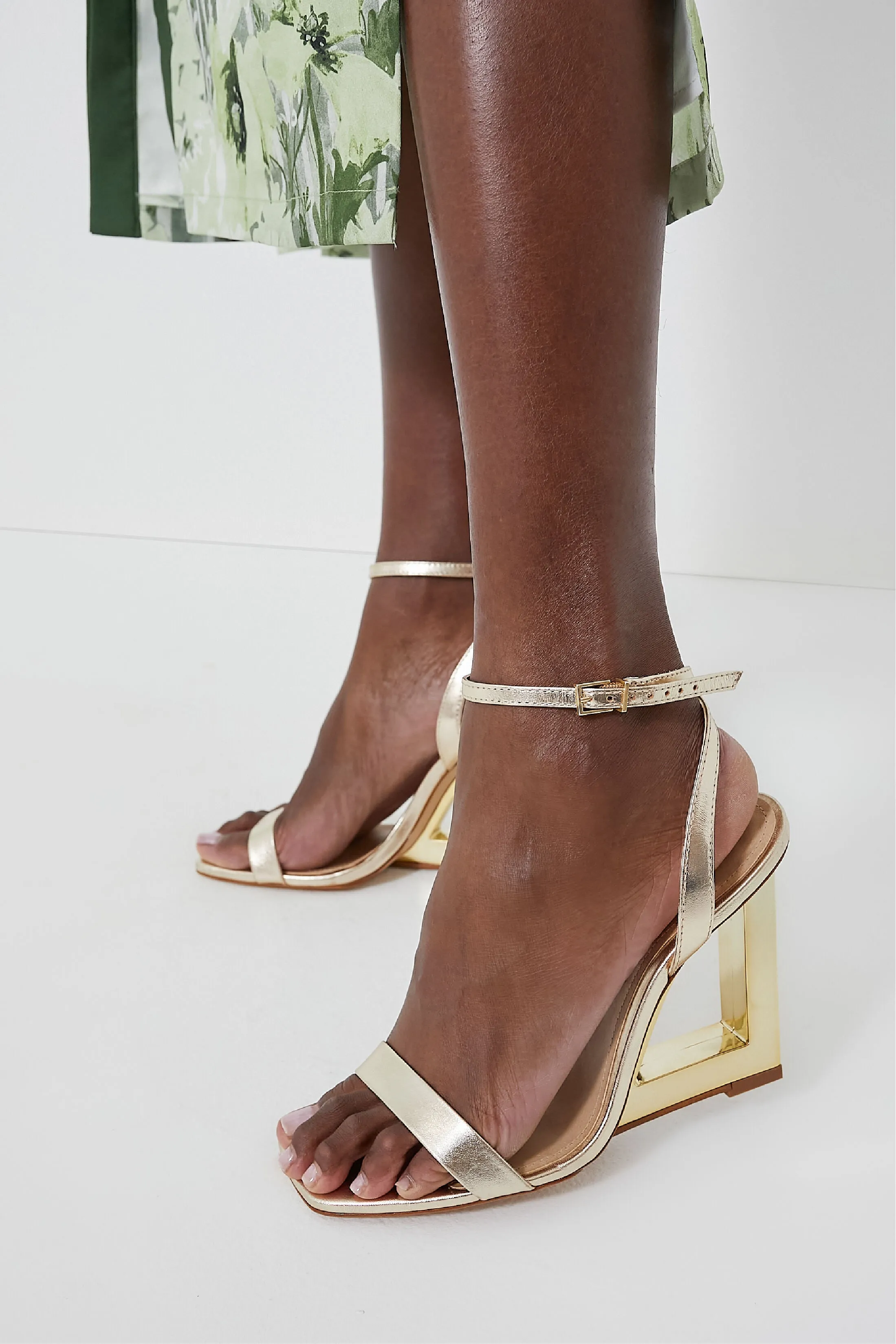 Metallic Napa Filipa Heels