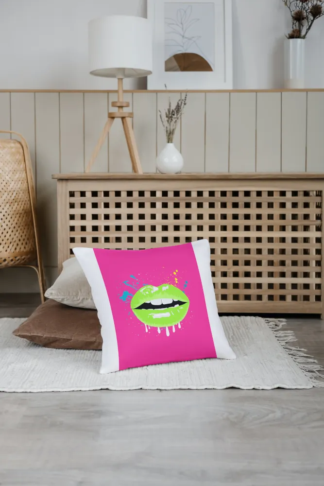 Neon Lips Wall Art PRINTABLE ART, Bright Wall Art, Colorful Prints, Neon Wall Art, Pop Wall Art, Urban Decor