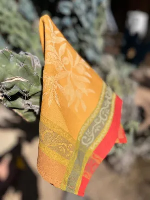 Olive Curry Cotton Jacquard Napkin