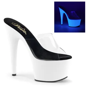 Pleaser  Adore-701UV Exotic Dancer UV Reactive Shoes