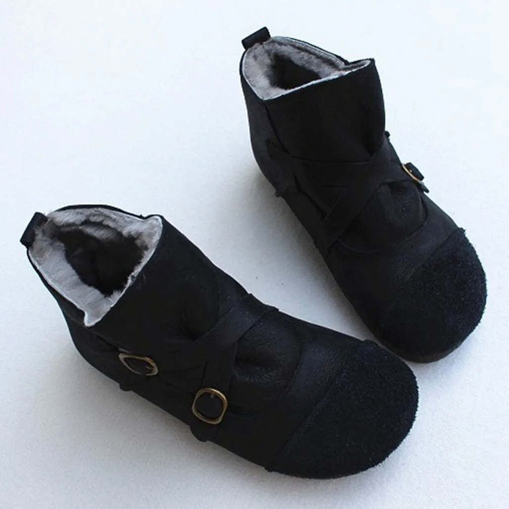 Pure Leather Retro Winter Boots | Gift Shoes | 35-41