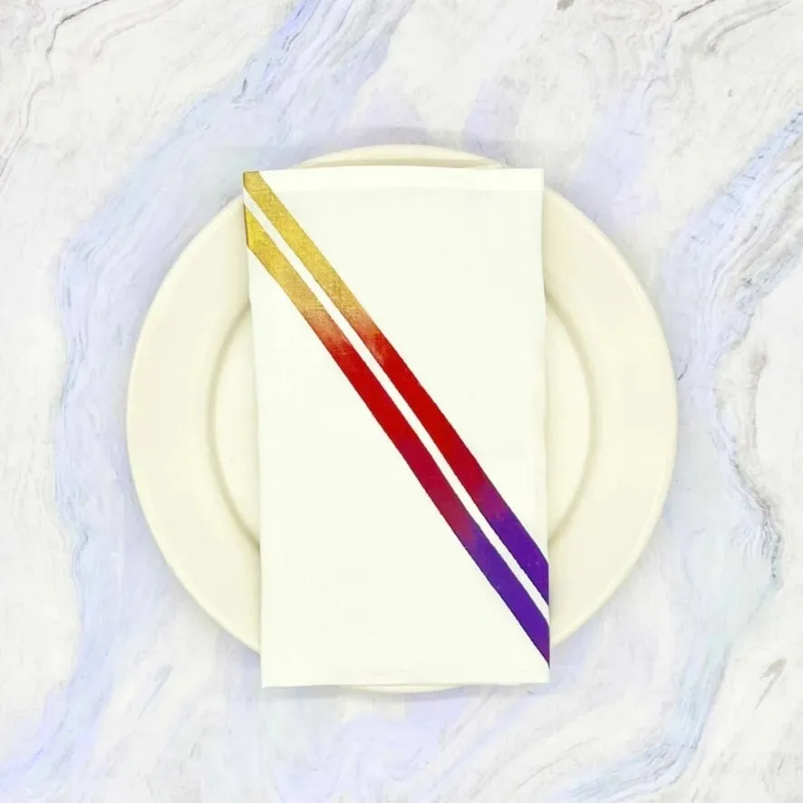 Racer Stripe Napkin (Set of 4)