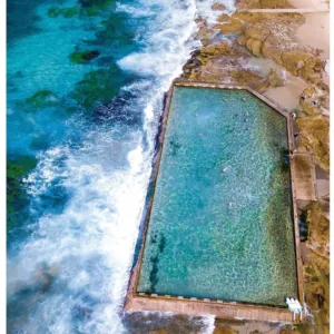 Sand Free Beach Towel Cronulla Tides by Destination Towels