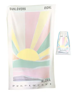 Sunrise Quick Dry Beach Towel