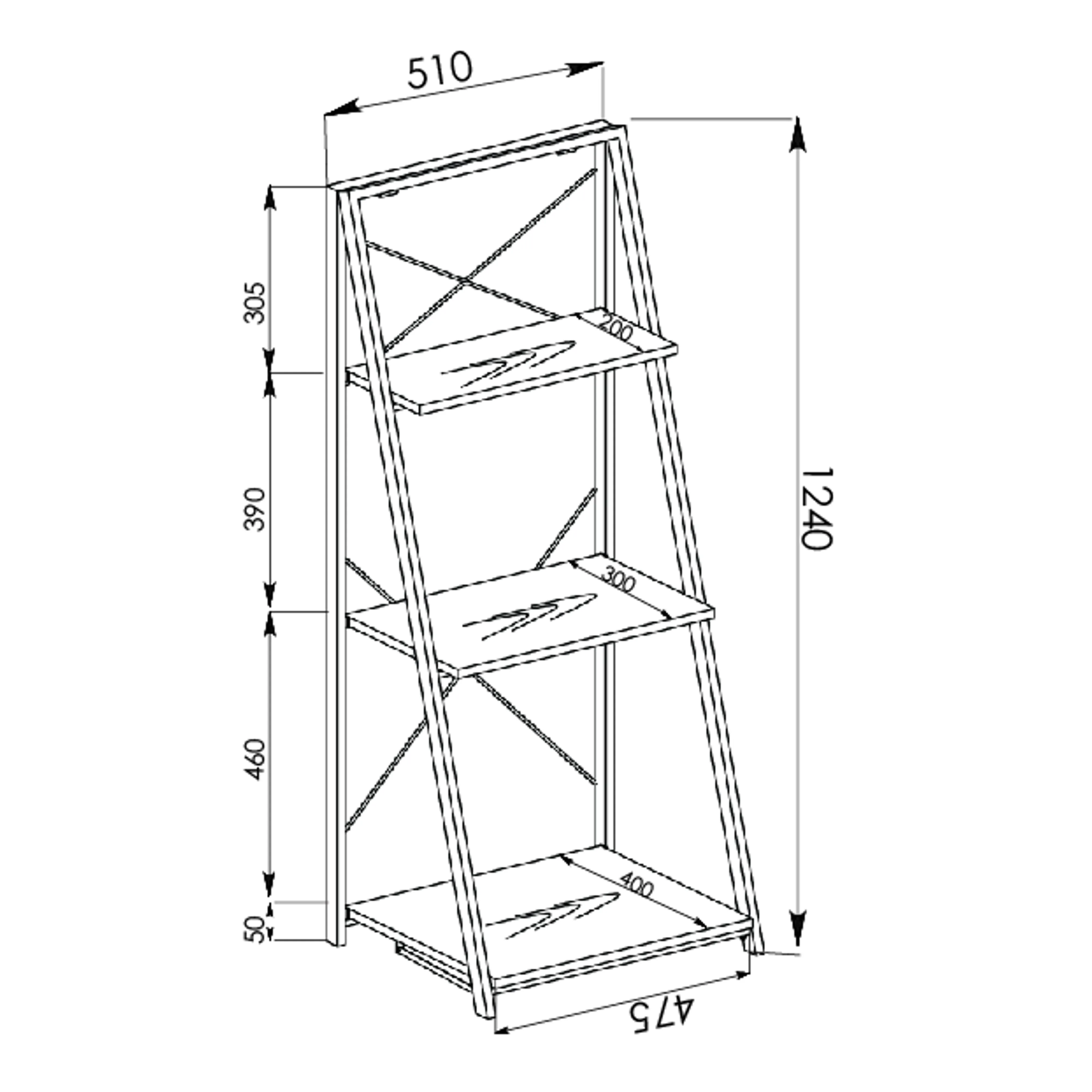 Vinculum Bookcase by Urban Style™