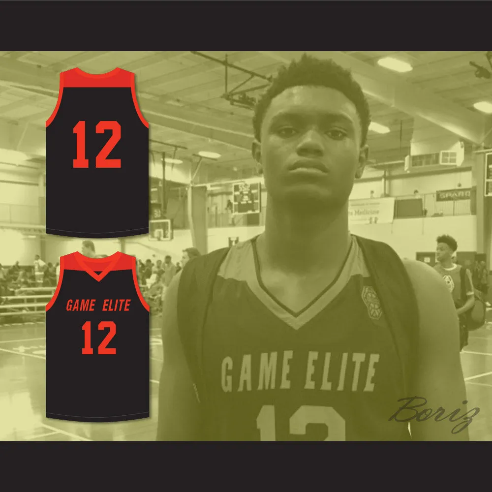 Zion Williamson 12 Game Elite Black Basketball Jersey 1